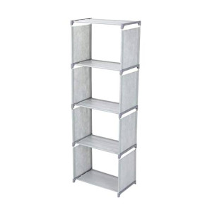 Shinecon 4-Layer Floor-Stand Combination Bookshelf