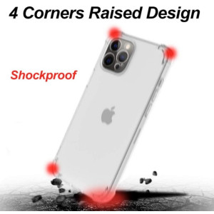 MISC Anti Shock Transparent Silicone Back Cover For iPhone 12 Pro Max