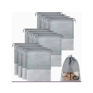 ANS Plastic Stackable Shoe Organizer - Pack of 12