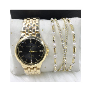 Shoppinggaardi Watch & Bracelet For Women (0030)