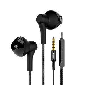 Sigma Comfortable Stereo Earphones - Black (S12)