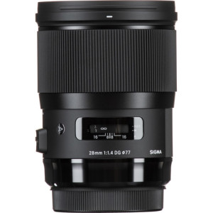 Sigma 28mm f/1.4 DG HSM Art Lens For Canon EF