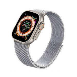 Spigen Metal Fit Watch Band For Apple Silver (AMP06841)