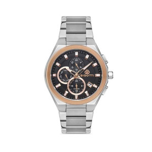 Bigotti Stainless Steel Men's Watch Silver (BG.1.10351-4)