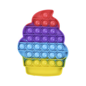 Singaar Collection Fidget Rainbow Cone Pop Bubble Toy