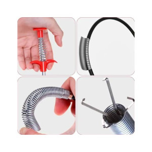 Afreeto Sink Drain Opener Wire Brush