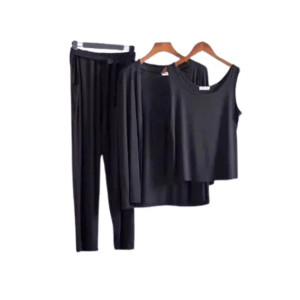 RGshop Night Suit for Women 3 Pcs