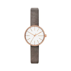 Skagen Signature Leather Women's Watch Grey (SKW2644)