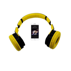 SODO MH2 2 In 1 Twist-out Wireless Bluetooth Headphone Yellow