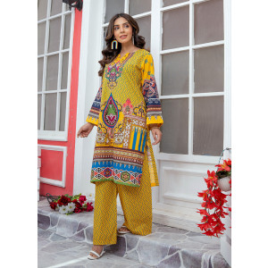 Ahlam Solar Tapestry Printed 2-Piece Lawn Kurta Set