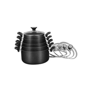 Sonex Casserole Galaxy Cookware Set Glass Lid - 5 Pieces