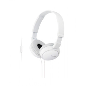 Sony Extra Bass On-Ear Headphones White (MDR-ZX110AP)