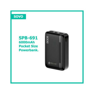 SOVO 6000 mAH Portable Power Bank (SPB-691)