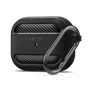 Spigen Rugged Armor Case For Apple AirPods Pro - Matte Black (ASD00540)