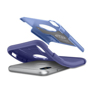 Spigen Slim Armor Violet Case For iPhone X/XS