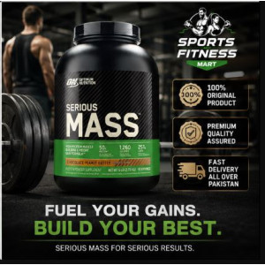 Optimum Nutrition Serious Mass Protein Powder Gainer Chocolate - 2.72kg