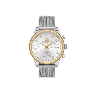Bigotti Stainless Steel Men's Watch Silver (BG.1.10339-5)