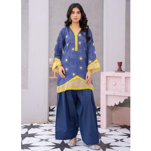 Ahlam Starry Nights Printed Lawn Kurta Set 2-piece