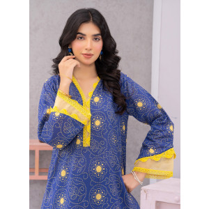 Ahlam Starry Nights Printed Lawn Kurta Set 2-piece