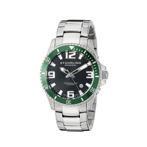 Stuhrling Original Regatta Champion Men's Watch Silver (395.33P154)