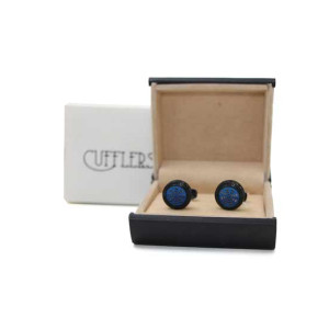 Cufflers Novelty Stylish Round Design Cufflinks With Free Gift Box CU-2012