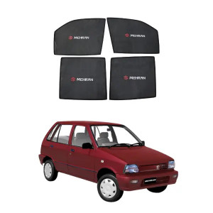 Muzamil Store Side Wndows Sun Shades With Logo Suzuki Mehran