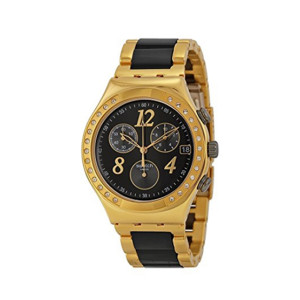 Swatch Dreamnight Yellow Women's Watch Two Tone (YCG405G)