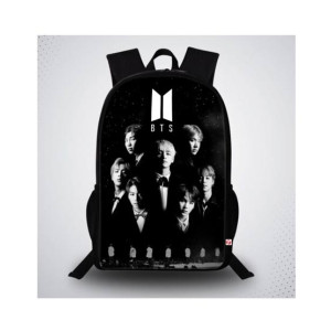 Traverse BTS Printed School Bag For Unisex (T348TWH)