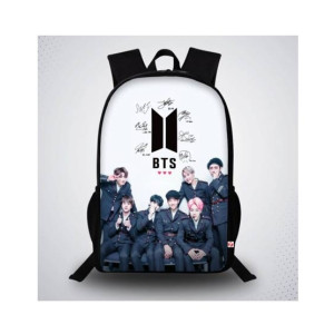 Traverse BTS Printed School Bag For Unisex (T392TWH)