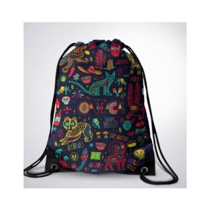 Traverse Graffiti Digital Printed Drawstring Bag (T521DRSTR)