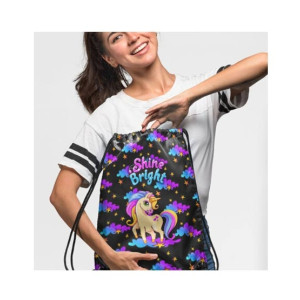 Traverse Unicorn Digital Printed Drawstring Bag (T953DRSTR)