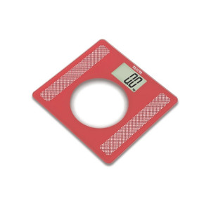Tanita Digital Glass Bathroom Scale Red (HD-381)