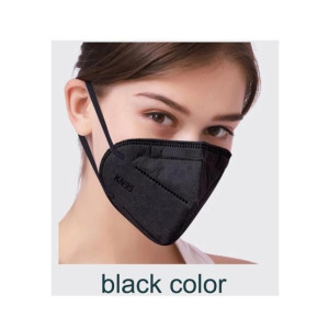 Badar Store KN-95 Daily Protective 4 Layers Mask With Filter Black (10 Pcs)