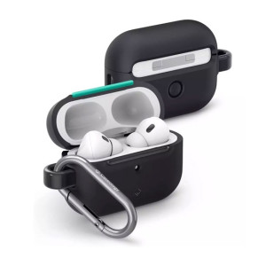 Caseology NanoPop Liquid Silicone Case For Airpods Pro 2022 Prune Charcoal (ACS05427)