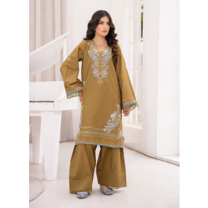 Ahlam Terra Sage Embroidered Lawn Suit 2-piece