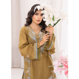 Ahlam Terra Sage Embroidered Lawn Suit 2-piece