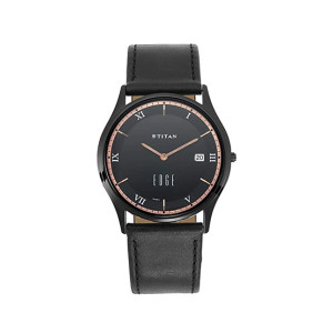 Titan Edge Unisex Watch Black (1683NL02)