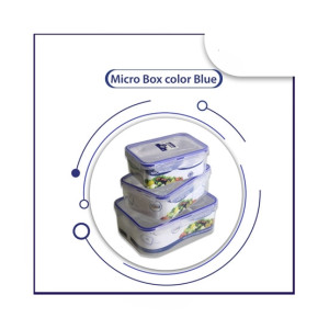 TPWfamily Air Tight Storage Box 3 Pcs Set (5.7 Litre)