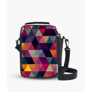 Traverse Graffiti Digitally Printed Lunch Bag Black