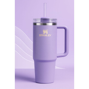 Purple Insulated Tumbler Water Bottle