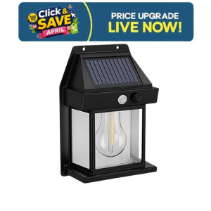 Muzamil Store Mutois Solar Wall Lights Outdoor