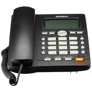 Uniden Corded Caller ID Speaker Phone Black (AS7412)