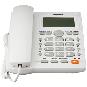 Uniden Corded Caller ID Speaker Phone White (AS7412)