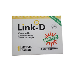 Urban Crate Vitamin D3 Link Softgel Capsules - Pack of 6