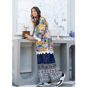 Ahlam Urban Mosaic Printed Lawn Kurta 1-piece
