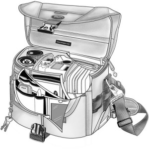 Lowepro Stealth Reporter D100 AW Camera Shoulder Bag Black