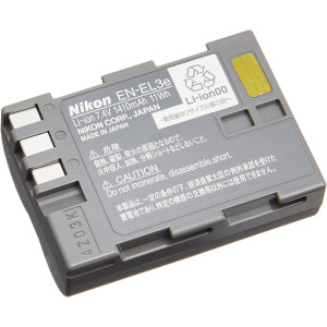 Nikon Rechargeable Li-ion Battery For Digital SLR Cameras (EN-EL3E)