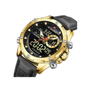 Naviforce Dual Time Exclusive Collection Men's Watch Black (NF-9208-2)