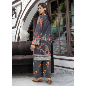 Ahlam Velvet Poppy Printed Lawn Kurta Set 2-piece