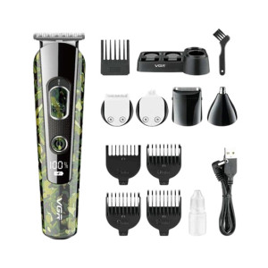 VGR Professional 5 in 1 Hair Clipper Trimmer Grooming Kit (V-102)